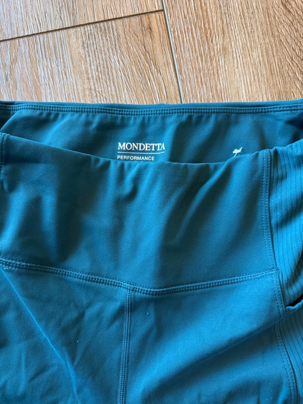 Mondetta Performance Teal/Blue High-Rise Active Leggings